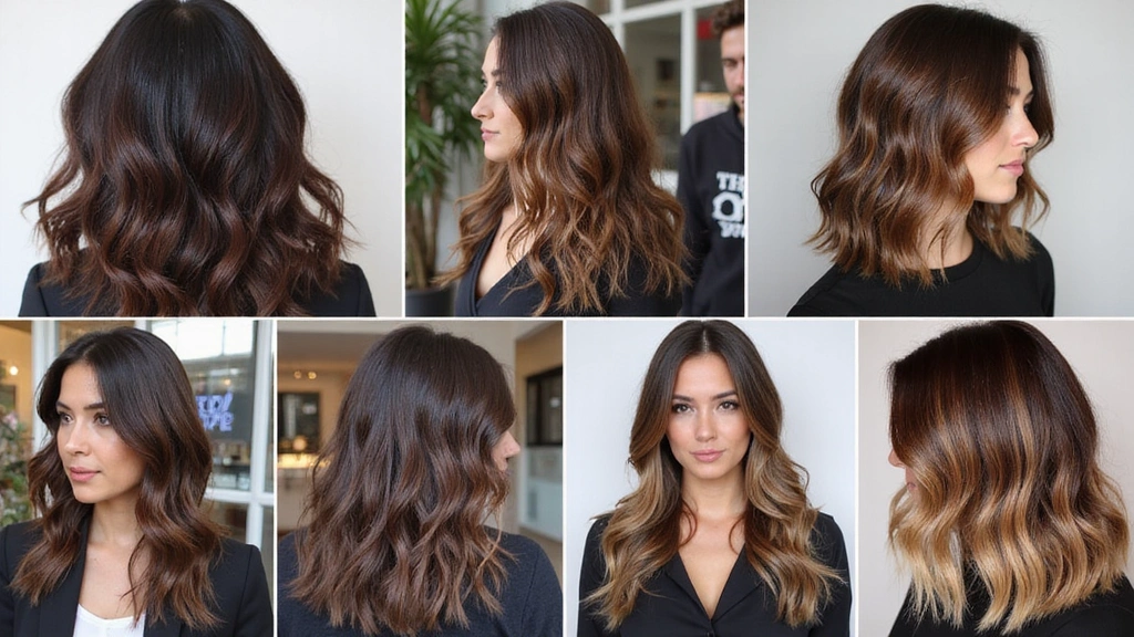 Stunning Balayage Dark Brown Hair