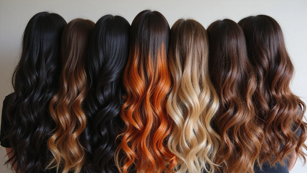 Bold Black Hair with Highlights