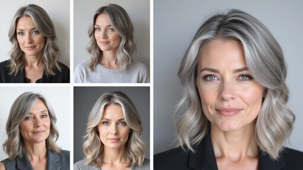 Gray hairstyles for women over 50