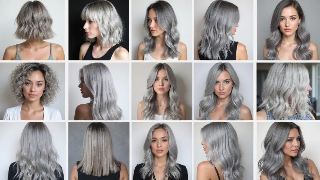 Silver Hair Color Ideas for Women